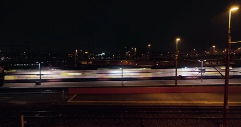 Train station 스톡 동영상 87576989