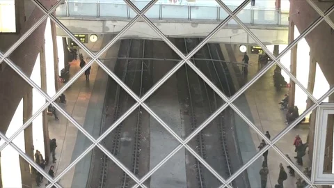 Train station Stock Footage 98680371