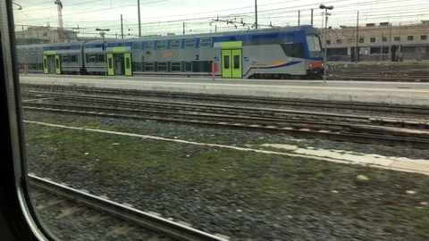 Train Station Stock Footage 104194095