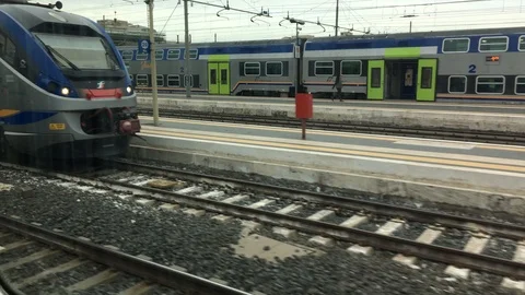 Train Station Stock Footage 104194266