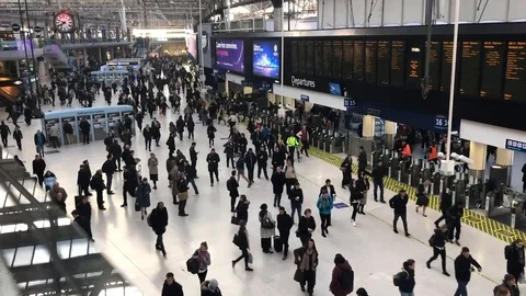 Train Station Stock Footage 120314523