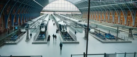 Train station 動画素材 155551003