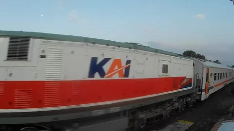 Train in station Stock Footage 180538763