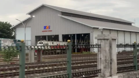 Train station Stock Footage 221344315