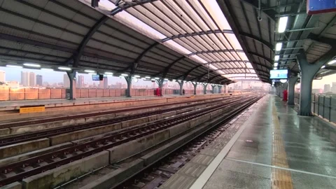 Train station Stock Footage 223610751