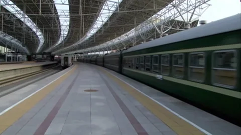 The train station Stock Footage 235276681