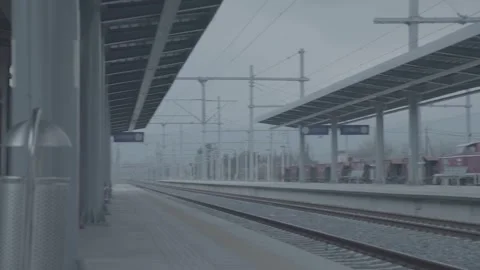 Train Station Stock Footage 262334652