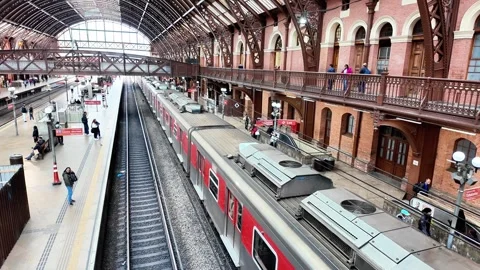Train Station 库存影片 342053500
