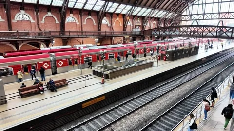 Train Station 库存影片 342053547