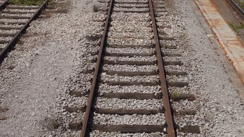 Train station industrial zone Video stock 129373434