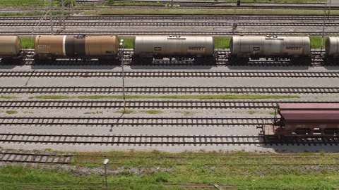 Train station industrial zone Stock-Footage 129375115
