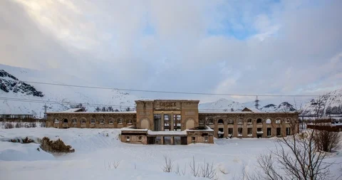 Train Station Kirovsk Stock Footage 130089236