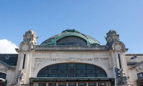 Train station of Limoges Stock Photos