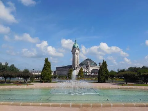 Train station in limoges Stock Photos
