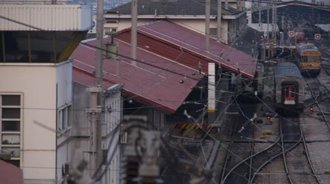 Train station in Lisbon 動画素材 69008896