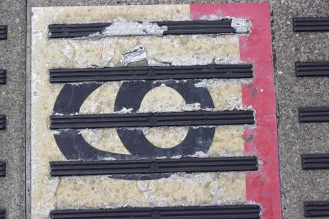 Train Station Number Tile Stock Photos
