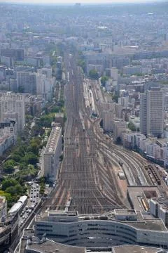 Train station in Paris Stock Photos