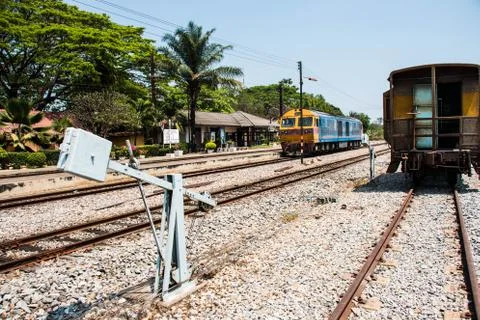 Train station Stock Photos
