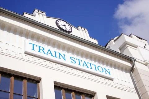 Train station Stock Photos