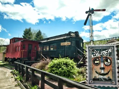 Train station Stock Photos