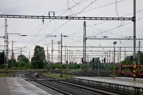 Train station Fotos Stock