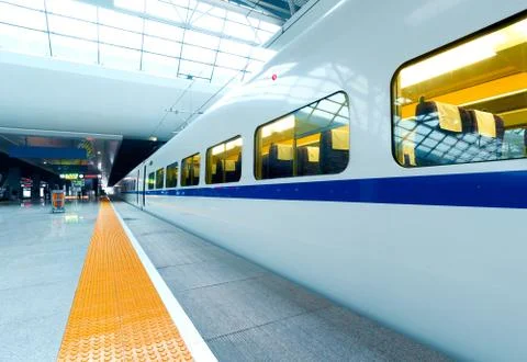 Train station Stock Photos