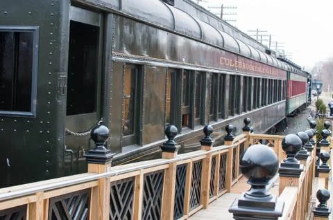 Train in a Station Fotos Stock