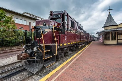 Train in the Station Stock Photos
