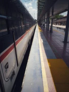 Train station Stock Photos