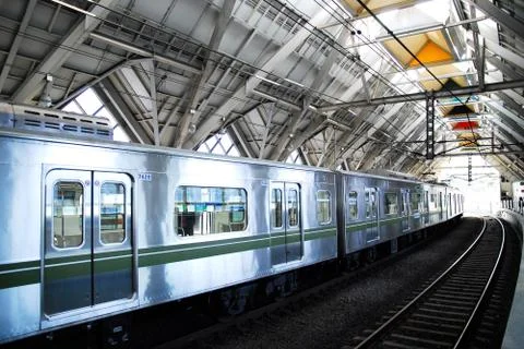 Train station Foto stock