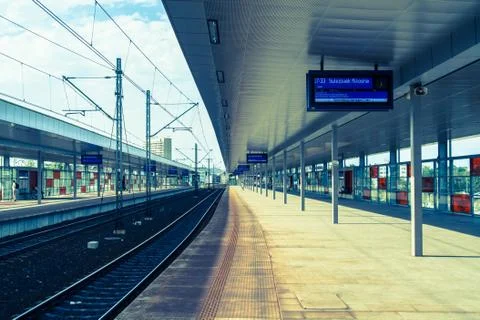 Train station Stock Photos