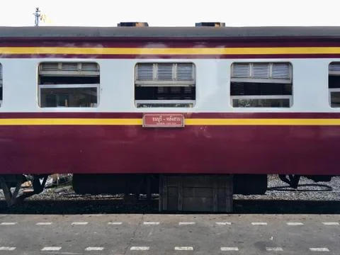 Train on station Stock Photos