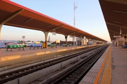 Train station Stock Photos