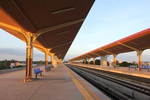 Train station Stock Photos
