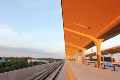 Train station Foto stock