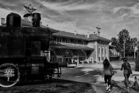 Train station Stock Photos