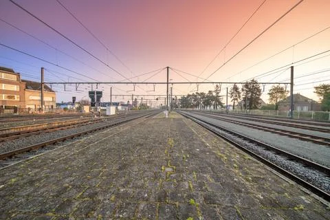 An train station Stock Photos