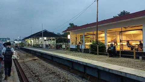 Train station Stock Photos