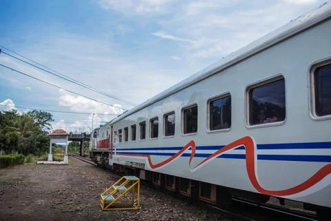 Train in Station Stock Photos