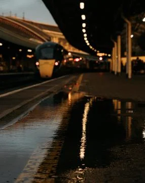 Train station Stock Photos