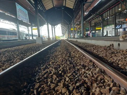 Train station Stock Photos