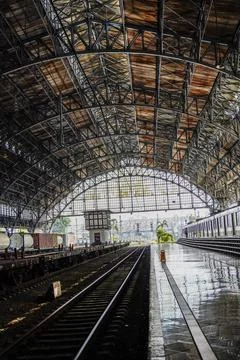 Train station Stock Photos