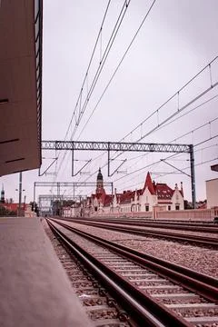 Train station Foto stock