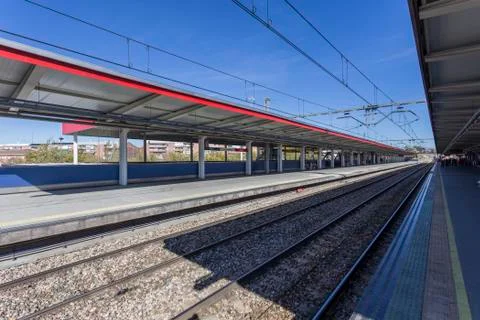 Train station in Spain Stock Photos