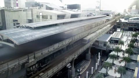 Train station - Time Lapse Stock Footage 60639237