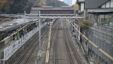 Train station tokyo Video stock 83818630