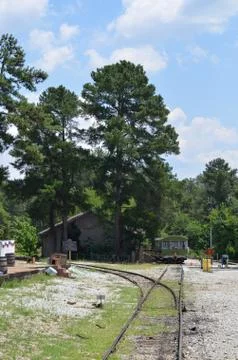 Train in stone mountain Stock Photos
