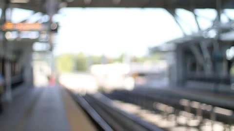 Train stop 1 Stock Footage 23427559