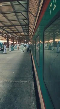 Train stopped for a moment 写真素材