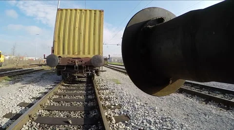 Train stops Stock-Footage 44573288